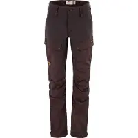 Fjällräven - Women's Keb Trousers - Trekkingbroek 40 - Short, bruin/grijs
