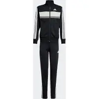 Adidas Trainingspak 'Seasonal Essentials Tiberio' grijs / donkergrijs / zwart / wit