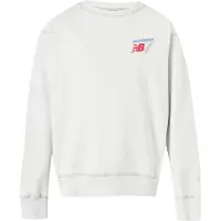 New Balance Sweatshirt royal blue/koningsblauw / grijs / lichtgrijs / oranje