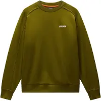 Napapijri Sweatshirt 'TEZA' olijfgroen / wit