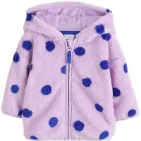 Next Fleece jas kobaltblauw / lavendel