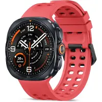TechProtection Silicone Air Galaxy Watch Ultra 47 Mm Bandje Rood