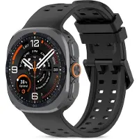 TechProtection Silicone Air Galaxy Watch Ultra 47 Mm Bandje Zwart