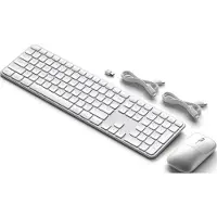 Satechi Slim CEX3 Draadloze Toetsenbord En Muis Combo Zilver