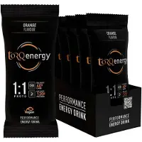 Torq 1:1 Proto Energydrink Enkele Dosis Doos Oranje 43g 12 Eenheden