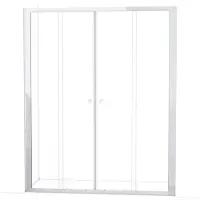 Maxaro Ruby Allure Douchedeur 165cm Chroom Helder Glas Schuifdeur | Douchedeur Schuifdeur | Schuifdeur Douche | Schuifwand douche