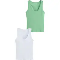 Next Top lichtgroen / wit