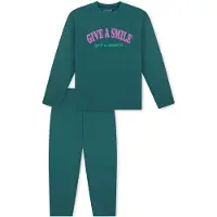 Schiesser Nachtkledij ' Nightwear ' donkergroen