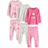 Next Nachtkledij rosa / lichtroze / offwhite