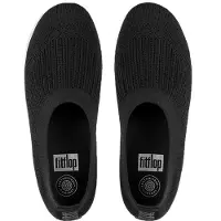 FitFlop Fit Flop Platte pumps van Uberknit voor dames (Zwart)