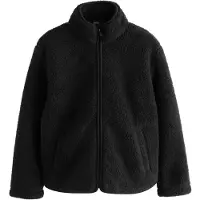 Next Fleece jas zwart
