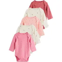 Next Rompertje/body ecru / perzik / pink