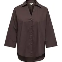 ONLY Blouse 'ONLSaja Keri' chocoladebruin