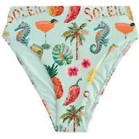 Next Bikinibroek geel / groen / mintgroen / rood