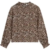 We fashion Blouse cognac / cappuccino / zwart