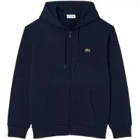Lacoste Capuchon sweaters Sweatshirt zippé à capuche en molleton heren - Marine - EU XL