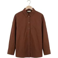 Aaiko Dames Blouses Mikkie Strass Co 518 - Bruin - Maat XS