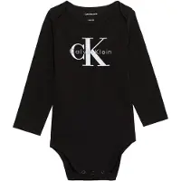 Calvin Klein Jeans Rompertje/body zwart / wit