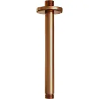 Brauer Carving Inbouw Doucheset - Ronde Handdouche - 30cm Hoofdouche - Plafondbuis - Wandsteun - Geborsteld Koper PVD - Messing - Kranen, - Kranen, Douchekranen, Douchesets, Inbouw douchesets