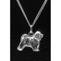 MOOYE ® - Collectie Zilveren Havanais ketting hanger - groot