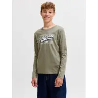 Jack & Jones Kids Junior Shirt donkerblauw / kaki / wit
