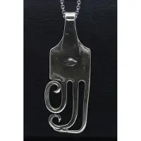 MOOYE ® - Collectie Zilveren Vork groot als ketting hanger besteksieraad