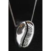 MOOYE ® - Collectie Zilveren Slakkenhuis kauri ketting hanger