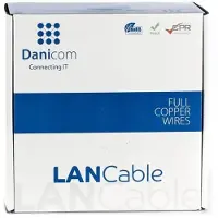 Dsit CAT7 S/FTP 100 meter kabel op rol stug - LSZH (Dca) - Trekdoos - Internetkabel - Netwerkkabel - UTP kabel
