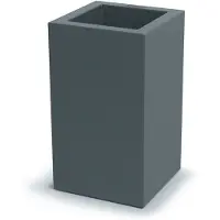 Prosperplast Bloempot Buiten Vierkant Hoog Geneca Square Midl 35x35x60cm BETON Ethick