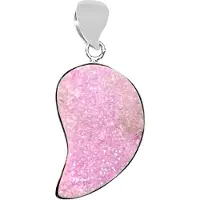 Cavill - Zilveren hanger - 925 Sterling Zilver Gerhodineerd - 15 Karaat Kobaltcalciet Fancy - Elegante Chique Dames Sieraden
