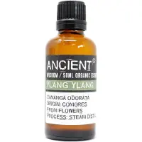 Ancient Wisdom Biologische Etherische Olie Ylang Ylang - 50ml - Essentiële Oliën Aromatherapie - Essentiële Ylang Ylang Olie