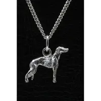 MOOYE ® - Collectie Zilveren Sloughi ketting hanger - klein