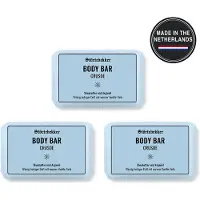 Störtebekker Body Bar Crusoe (citrus- en vanille-accenten) - Plasticvrije Vaste Zeep & Douchegel Heren - Natuurlijke & Duurzame Lichaamsverzorging - Vegan Bodywash met Sheaboter - 120g