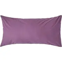 Famanu – Extra grote kussensloop van 100% Egyptisch katoen, 50 x 90 cm, paars