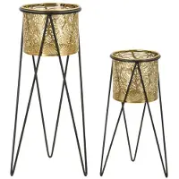 Mauro Ferretti Vaashouder Drak Set 2 Pcs 21×20×46 cm