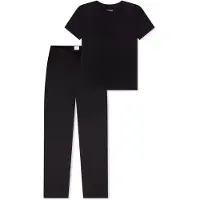 Schiesser Pyjama 'Mix & Relax' zwart