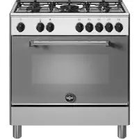 Bertazzoni La Germania La Germania AM85C61DXT-24 Fornuis 80 cm, RVS, 5 branders, multifunctionele oven