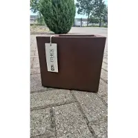 Prosperplast Bloempot Buiten Vierkant Cubla Square 30x30x26cm CORTEN Ethick
