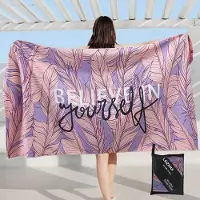 Famanu – Microvezel handdoek 160 x 80 cm, zandvrij en sneldrogend, lichtgewicht stranddeken voor reizen, strand en sauna