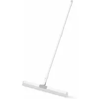 FLOKOO Vloertrekker met Steel – Douchewisser – Vloerwisser – Trekker voor Badkamer – Watertrekker – Vloertrekker 55 cm – Wit