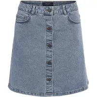 Noisy May Denim A-lijn minirok voor dames (Lichtblauw)