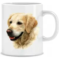 Woodman Keramiek Mok Golden Retriever 330 ml - Cadeau Verpakking