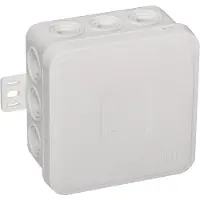 Famanu - Kabelbox Inbouw Aansluitdoos IP54 12 doorvoeren 85x85x41mm (Wit)