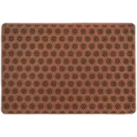 Relaxdays Antislip Deurmat 40x60cm Rubber - Oranje - Vuilvanger