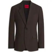 HUGO Modern-fit colbert van hoogwaardig stretchtwill