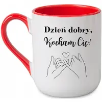 Alfa Unieke Mok Cadeau voor Valentijn, Verjaardag - Wit/Rood