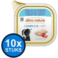 Almo Nature 10x HFC dog alu complete kabeljauw&tomaten 150gr