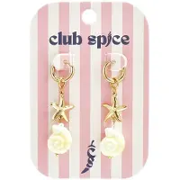 Yehwang Roestvrijstalen hangende oorbellen met schelpmotief, geschikt voor vakantie, strand of een eenvoudige serie damessieraden.