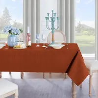 Unyqoos Tafelkleed in Herfsttinten van 100 x 140 cm met Waterafstotende Eigenschappen en Linnenstructuur