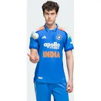 Adidas Tricot 'Indien Cricket Odi' blauw / oranje / wit